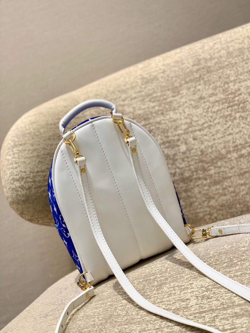 LV M46207 Louis Vuitton palm springs mini Bag Blue