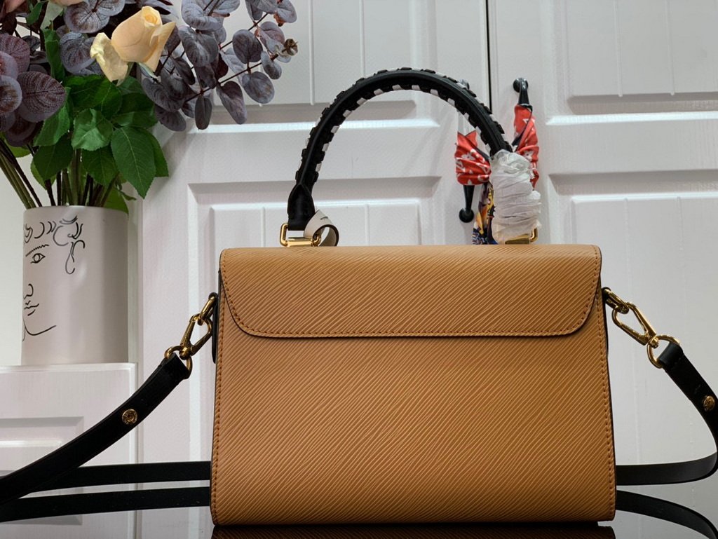 Louis Vuitton M56780 LV Crafty Twist MM Bag M56779 Epi Brown