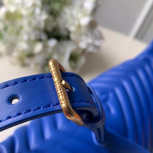 LV M55528 Louis Vuitton New Wave Leather Bumbag M53861 Blue
