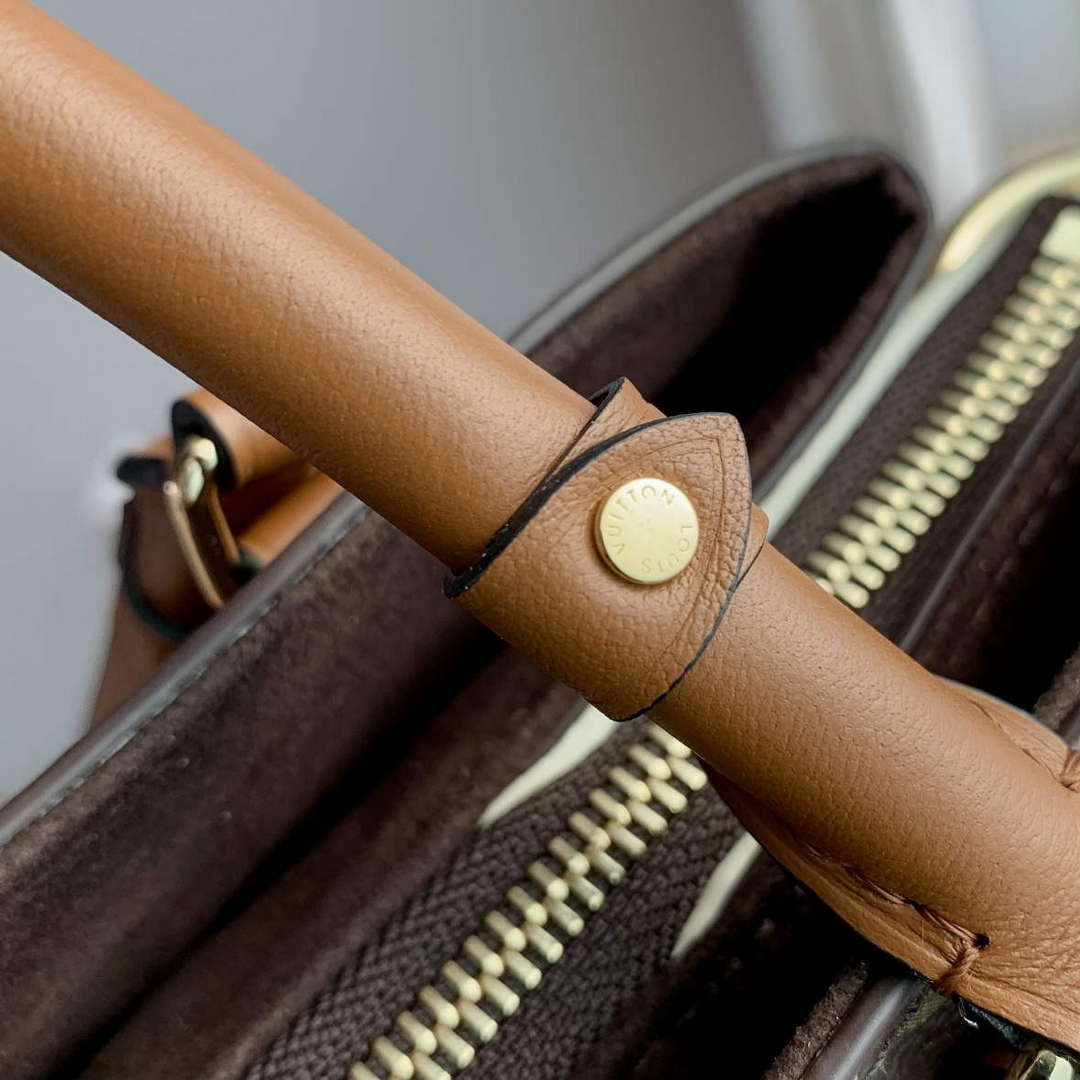 LV M46495 Louis Vuitton Op��ra BB Tote Bag Cr��me Beige