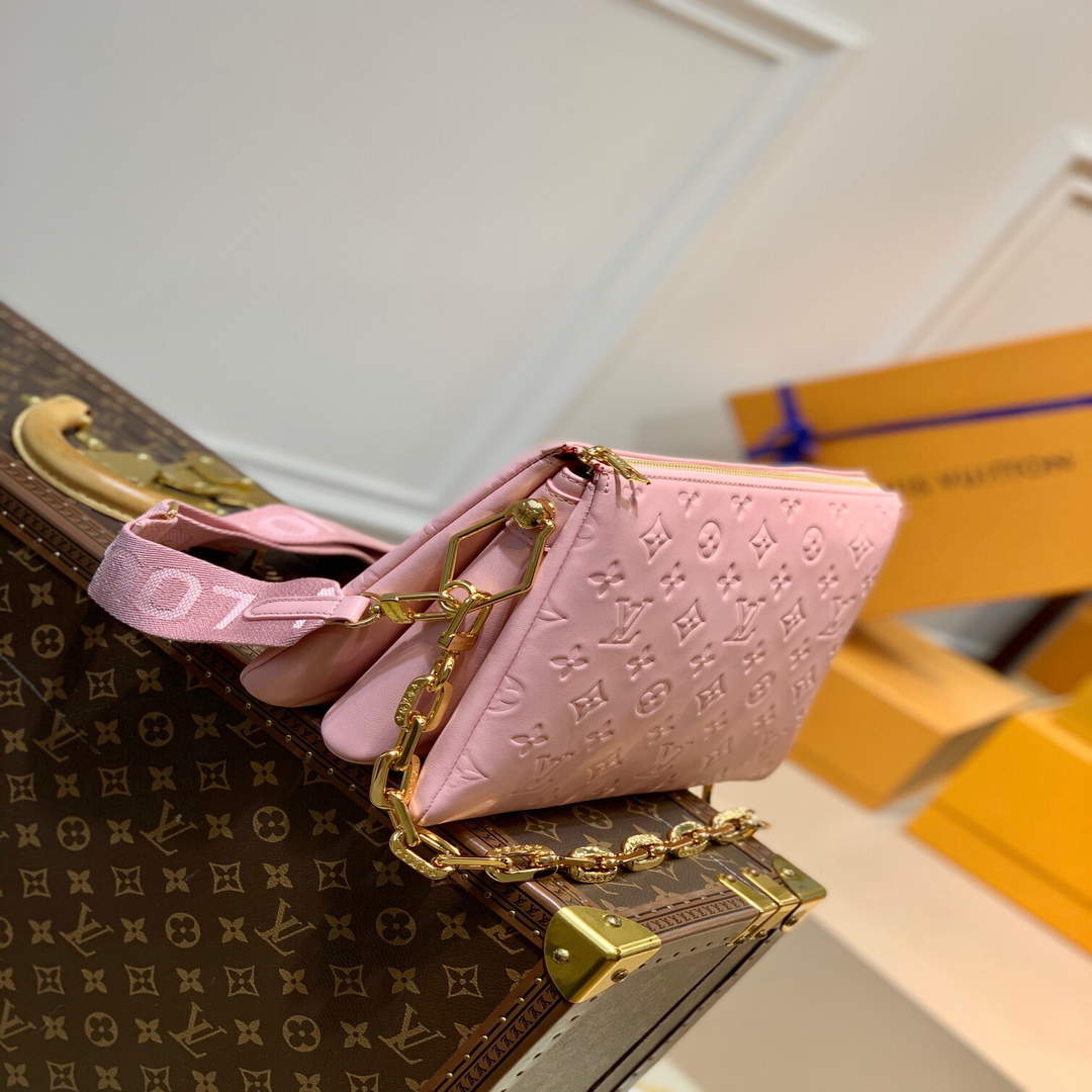 LV M59276 Louis Vuitton Coussin PM Handbag Pink M59277