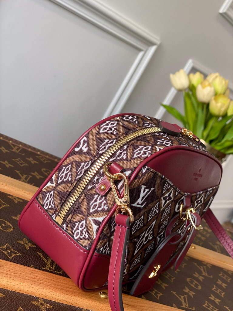 LV M57205 Louis Vuitton Since 1854 Deauville Mini Bag M57168 Wine Red