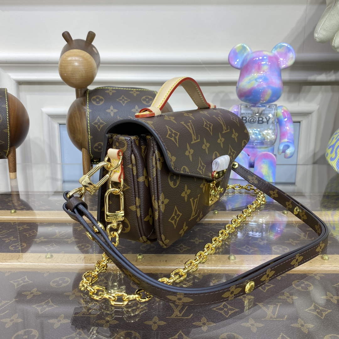 LV M46279 Louis Vuitton Pochette M��tis East West Bag Presbyopia