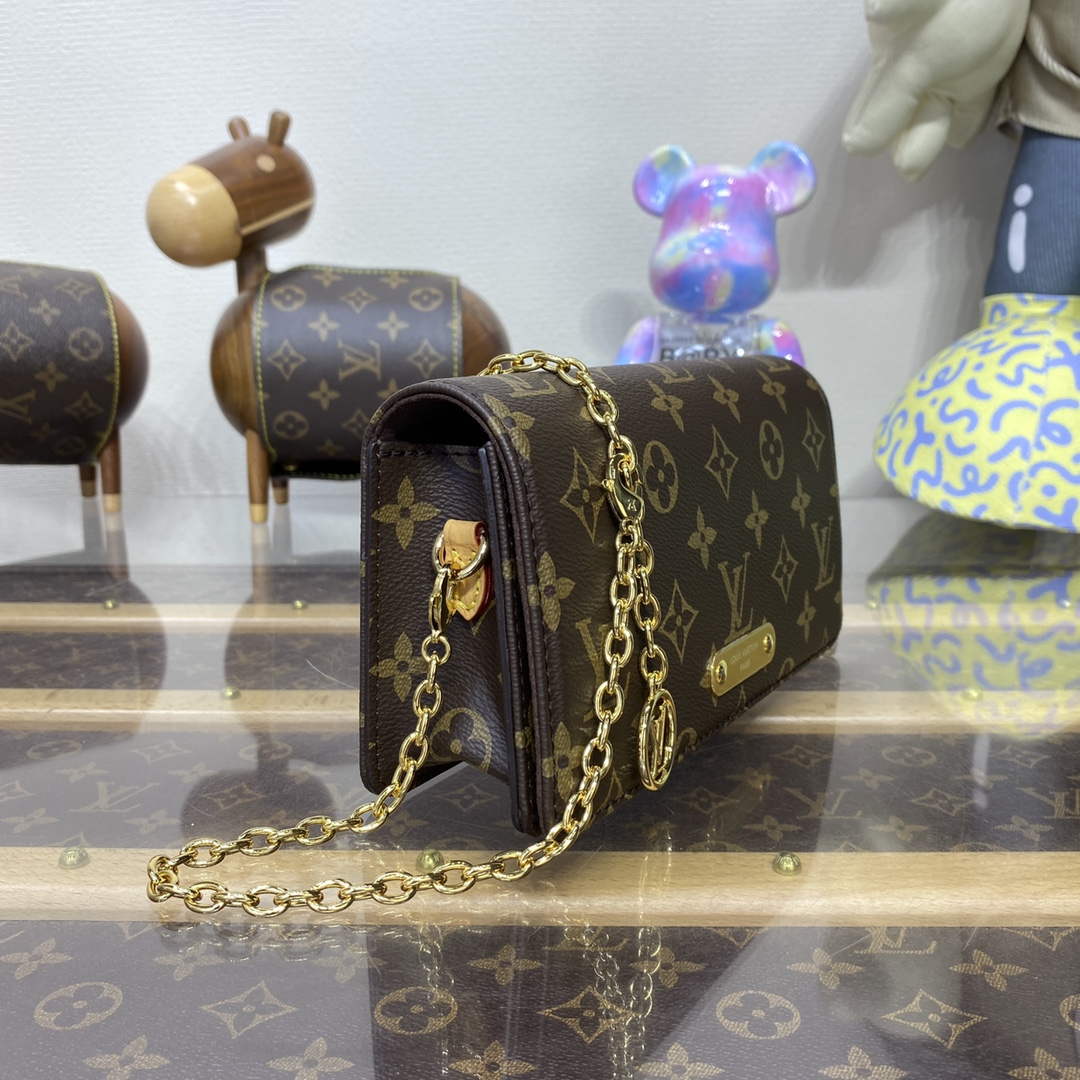 LV M82509 Louis Vuitton Wallet On Chain Lily Bag
