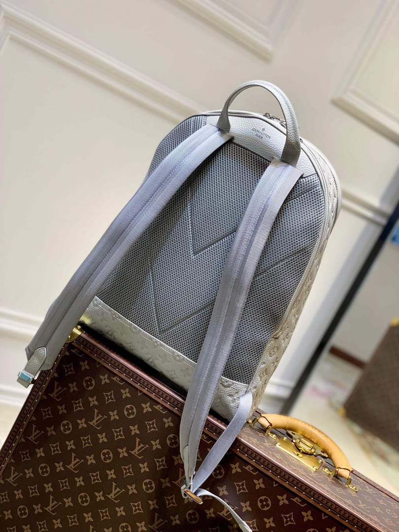 LV M20877 Louis Vuitton Ellipse Backpack Other Leathers Light gray