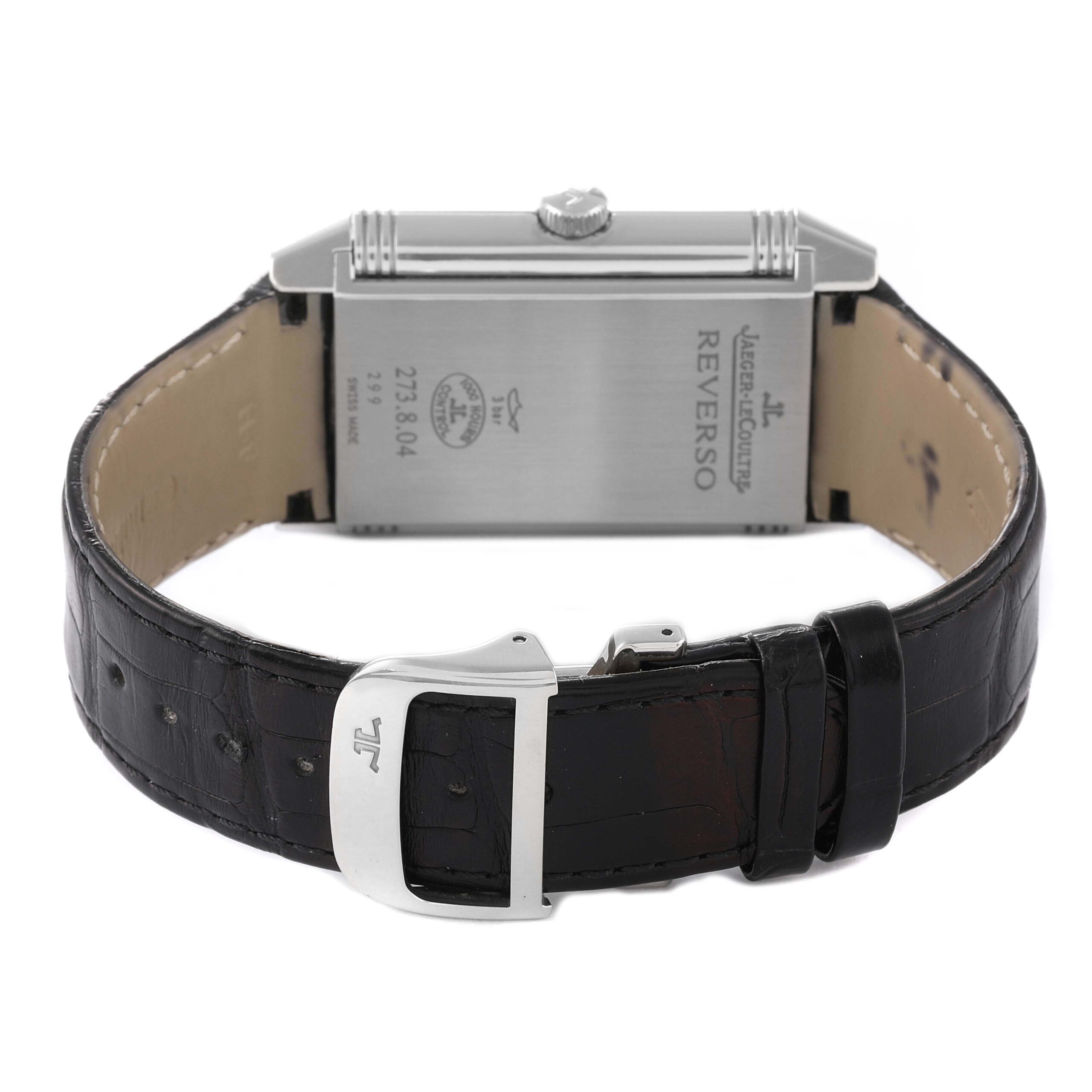 Jaeger LeCoultre Reverso Grande Steel Mens Watch 273.8.04 Q3738420