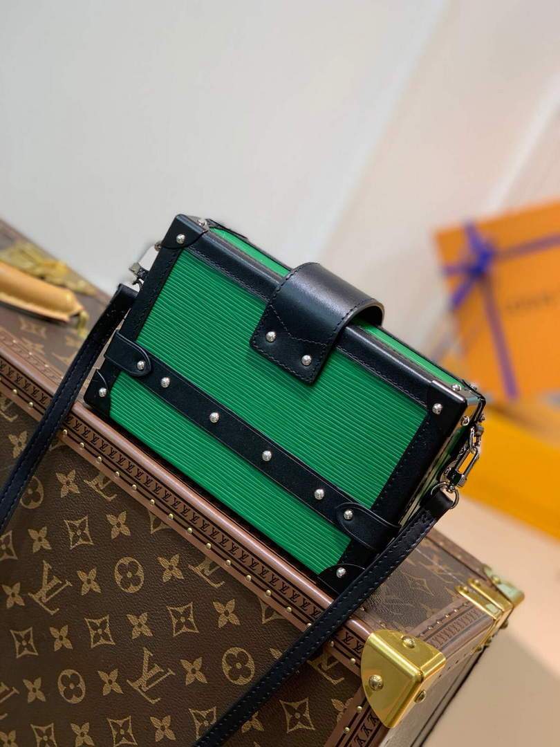 LV N93145 Louis Vuitton Petite Malle Bag N93144 Emeraude Green