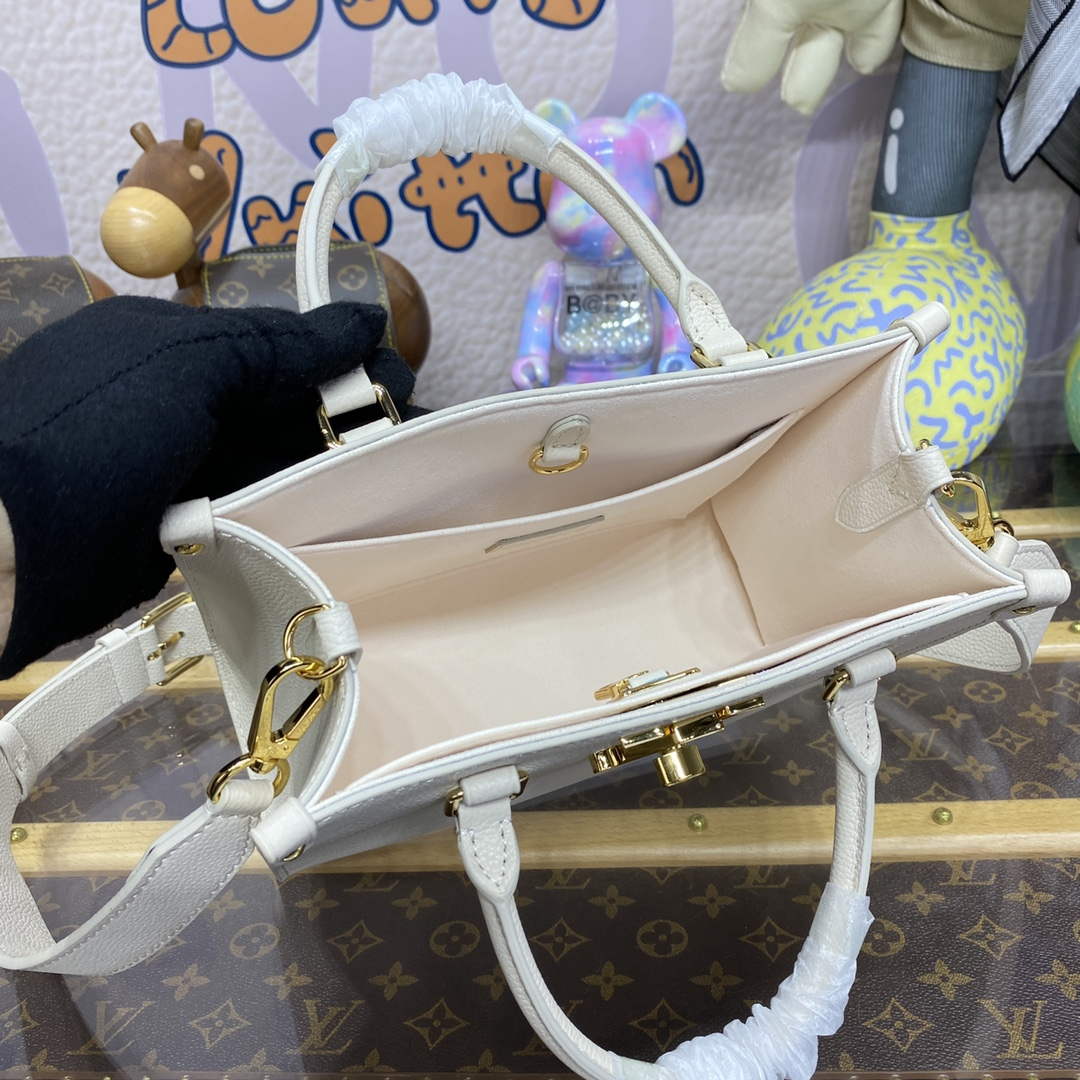 LV M23637 Louis Vuitton Lock   Go Handbag Quartz