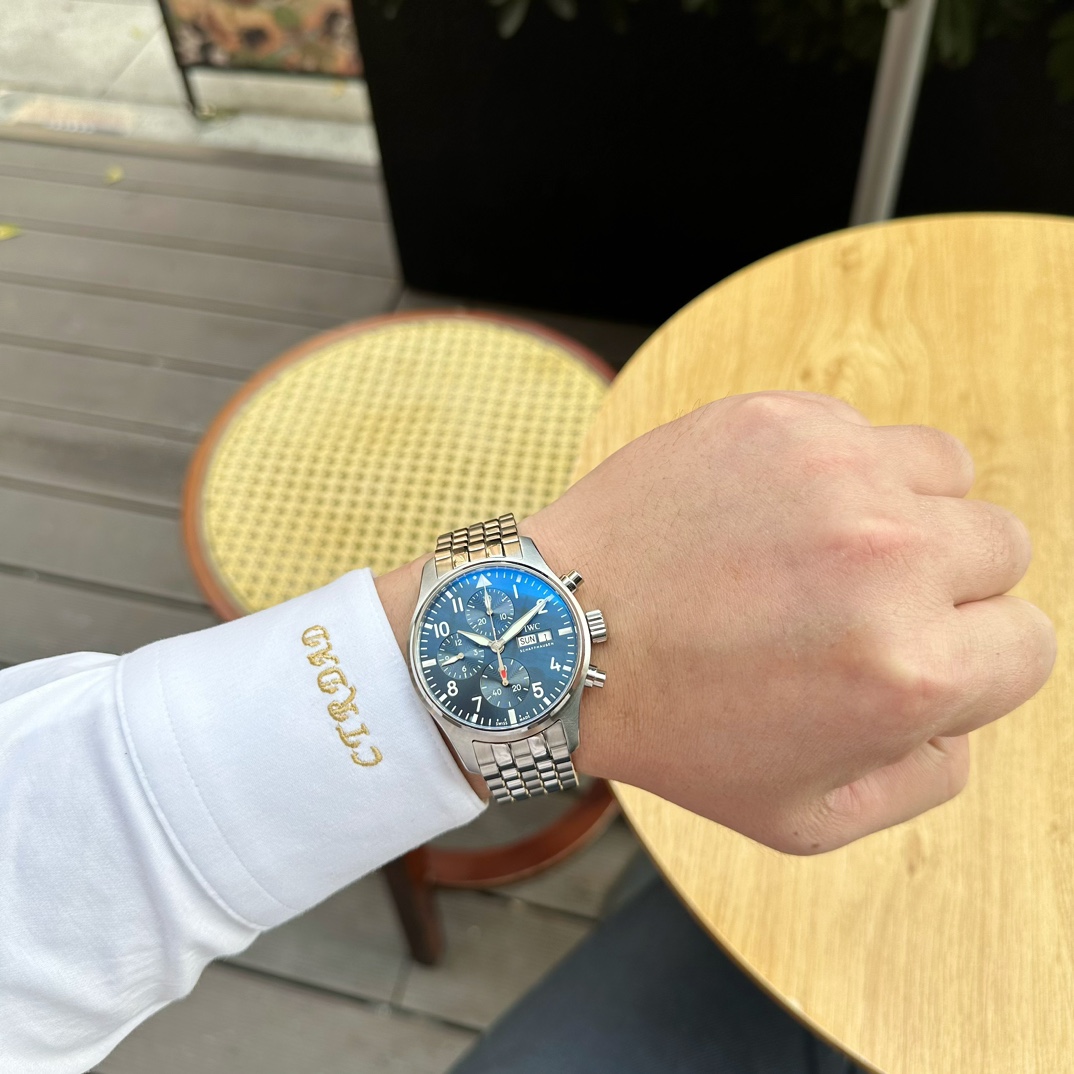 IWC Pilot s New Pilot Chronograph Watch 41 Series Belt IW388101