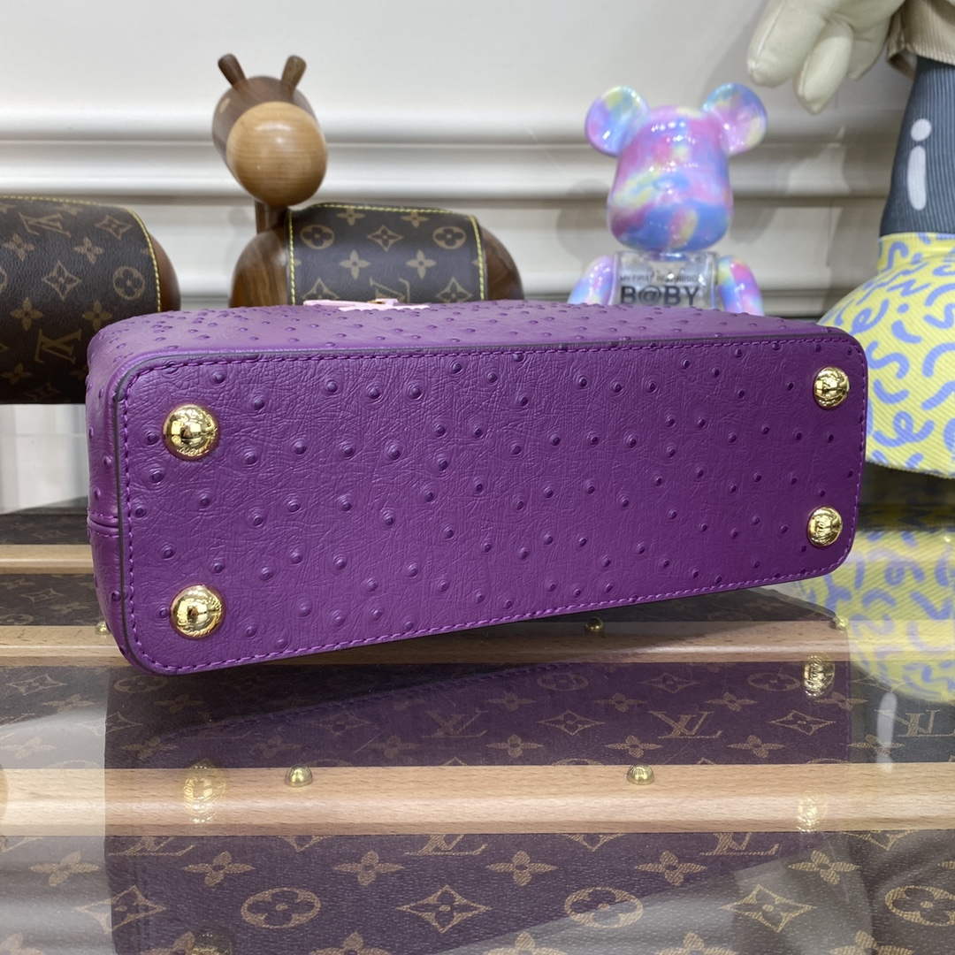 LV N81523 Louis Vuitton Capucines BB Handbag Purple