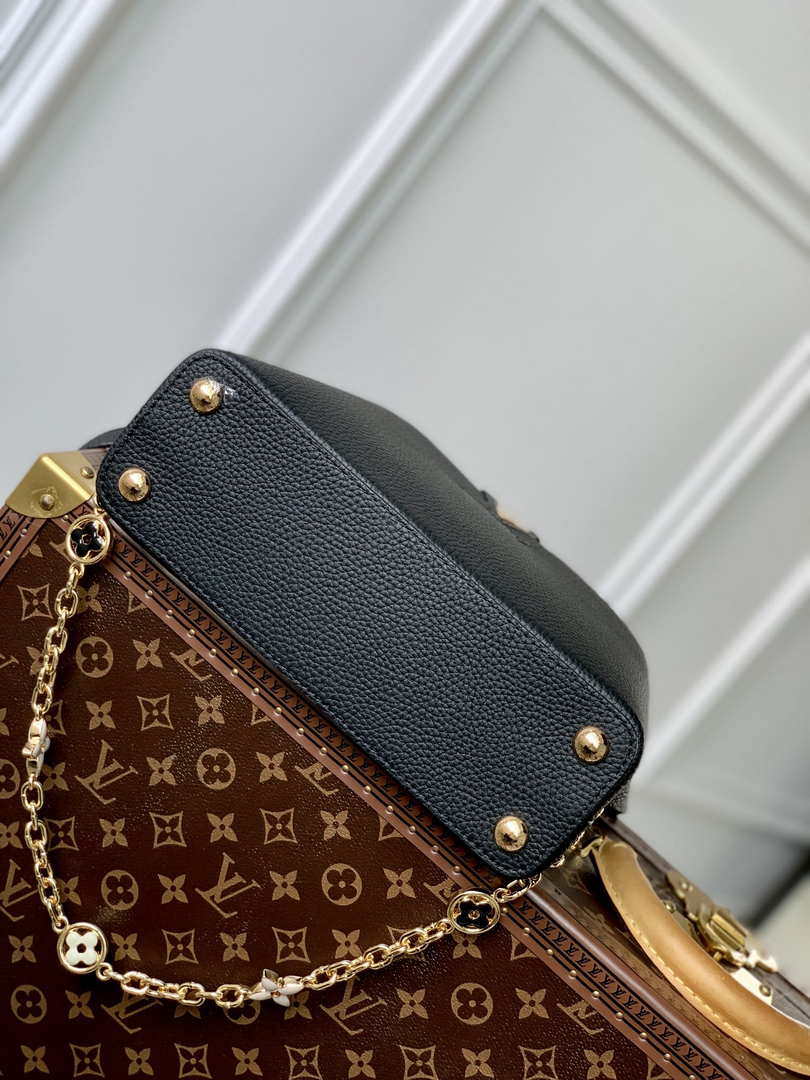 LV M20708 Louis Vuitton Capucines Mini Handbag Black