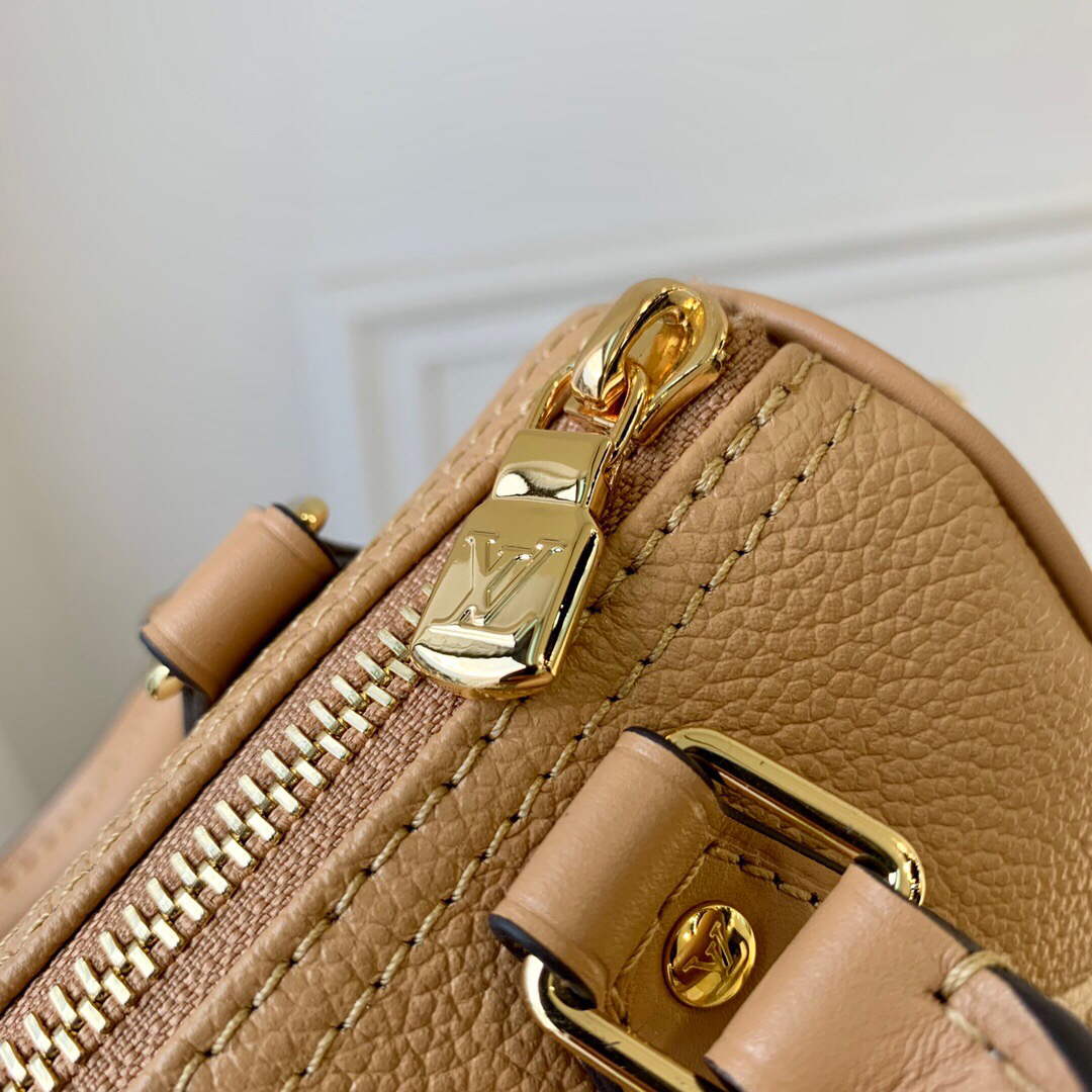 LV M81457 Louis Vuitton Nano Speedy Bag Arizona Beige