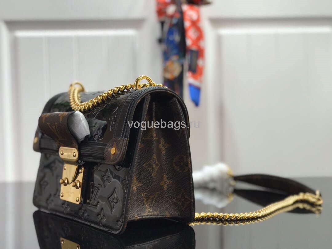 LV M90516 Louis Vuitton Wynwood Monogram Vernis Bag M90566 Black