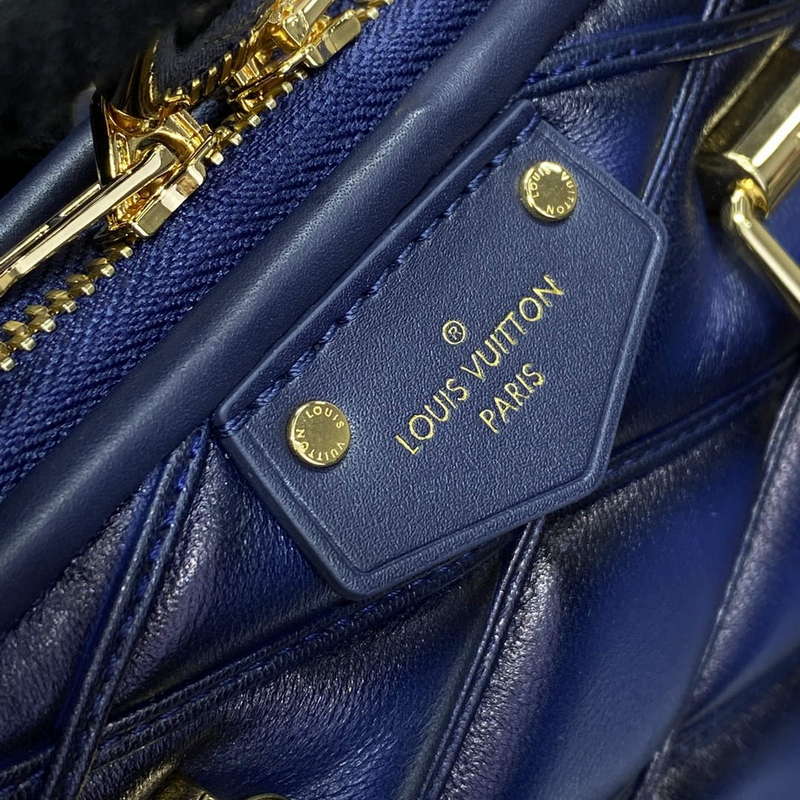 LV M23666 Louis Vuitton Alma BB Bag Navy Blue