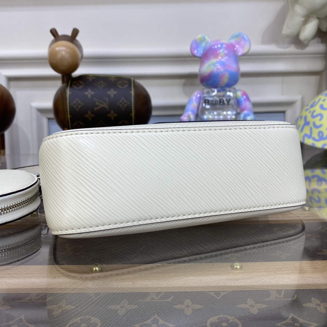 LV M20999 Louis Vuitton Marellini Bag Epi Leather White