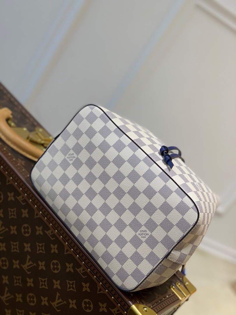LV N50042 Louis Vuitton NONO MM Bucket Bag Blue