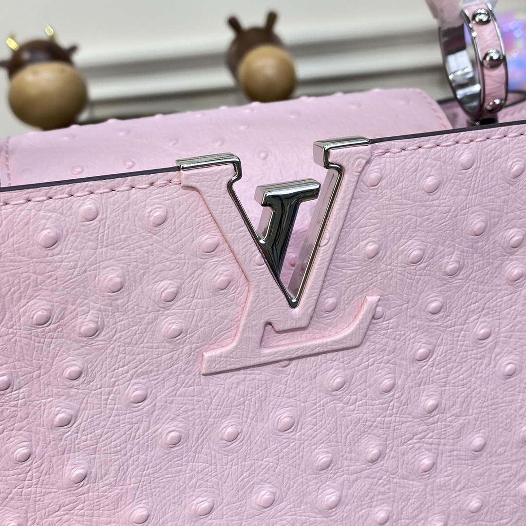 LV N81279 Louis Vuitton Capucines BB Handbag Rose Calypso