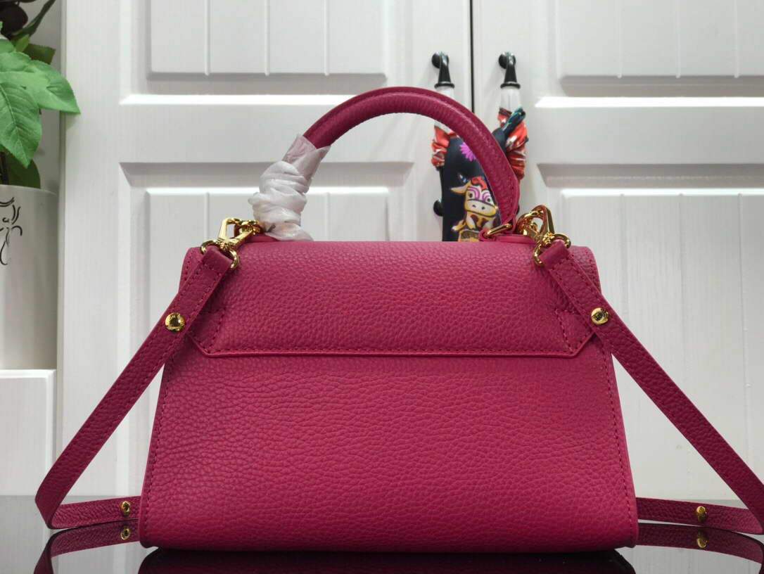 LV M57096 Louis Vuitton Twist one Handle PM M57093 Taurillon Leather Plum