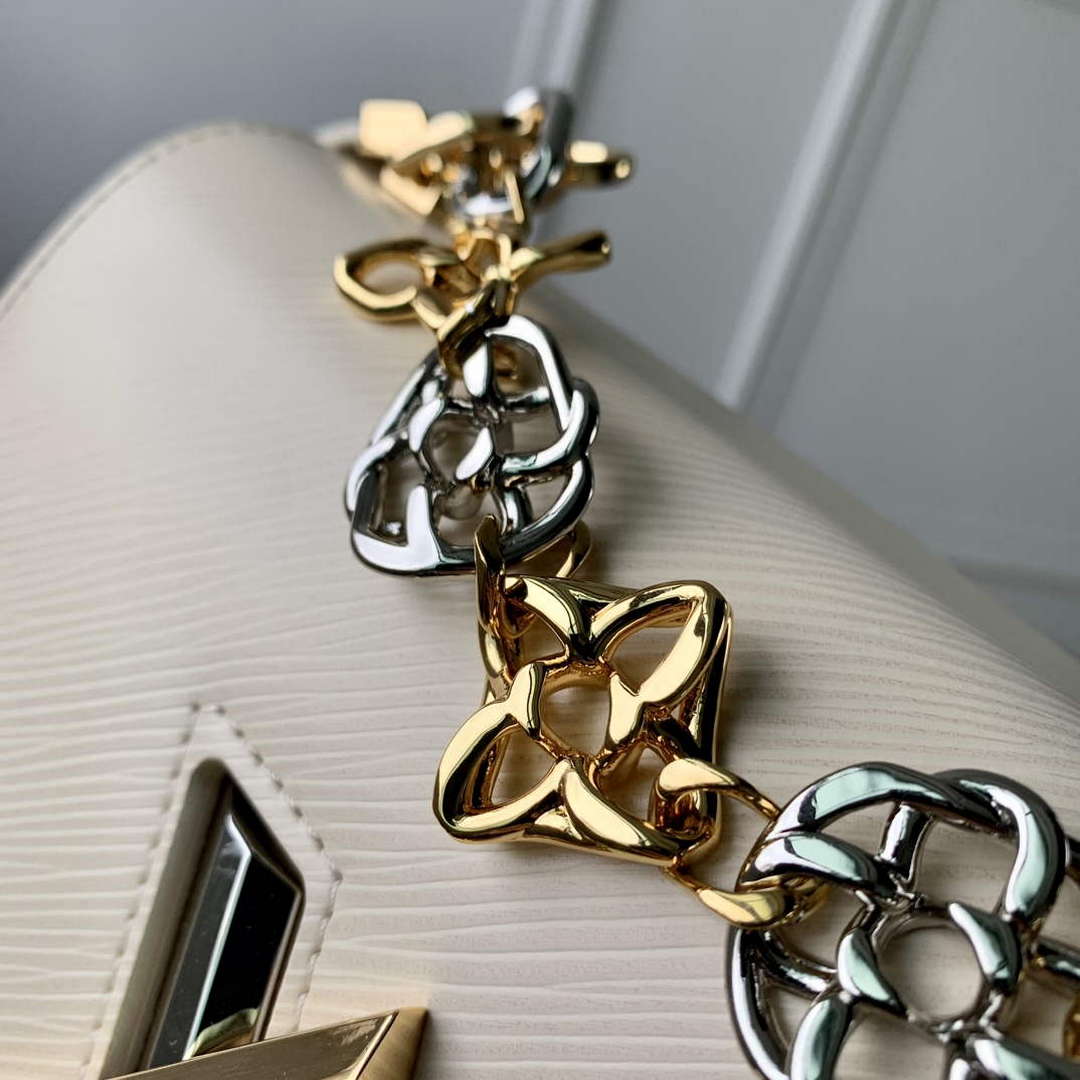 LV M22774 Louis Vuitton Twist MM Handbag Quartz