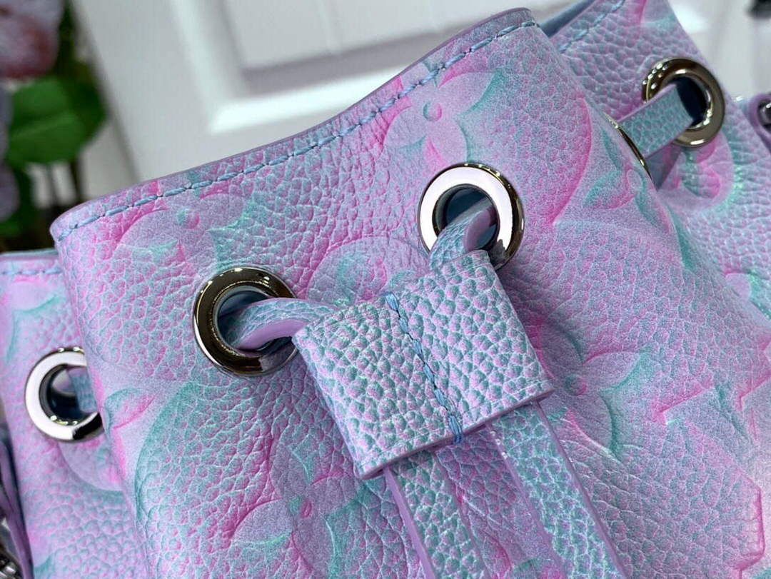 LV M81463 Louis Vuitton NANO NO Bucket Bag Lilas Purple