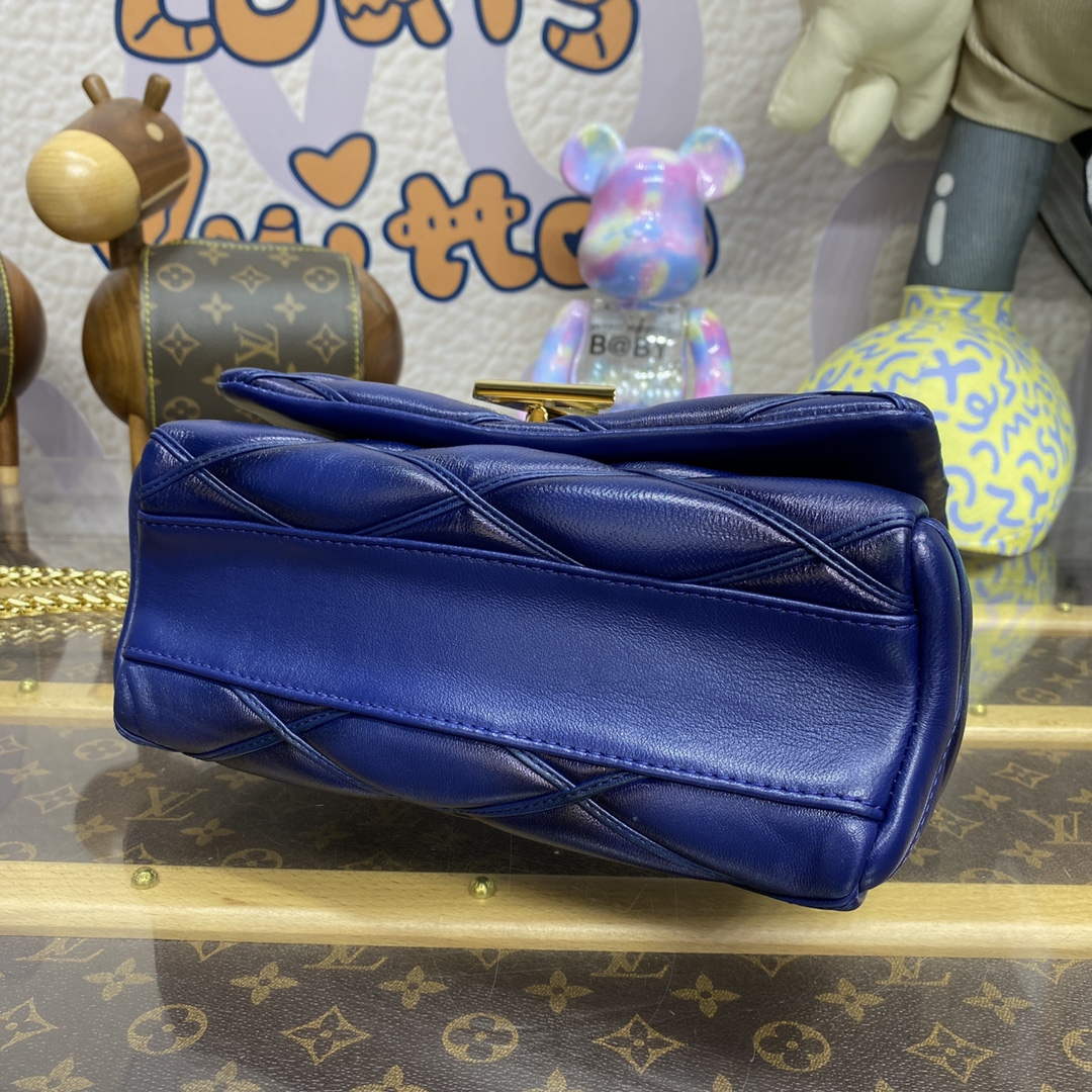 LV M23682 Louis Vuitton GO-14 MM Bag Navy Blue