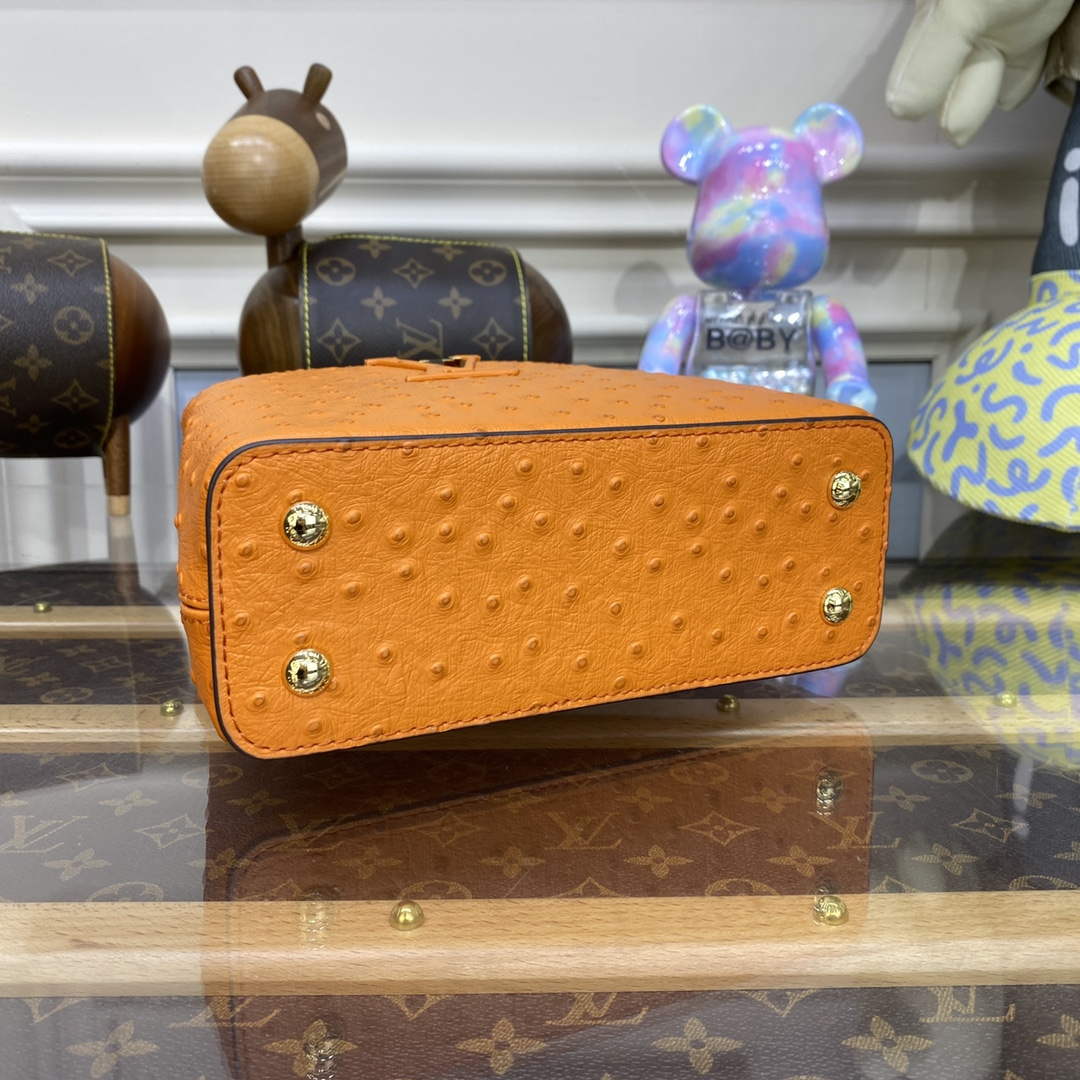LV N81523 Louis Vuitton Capucines Mini Handbag Orange