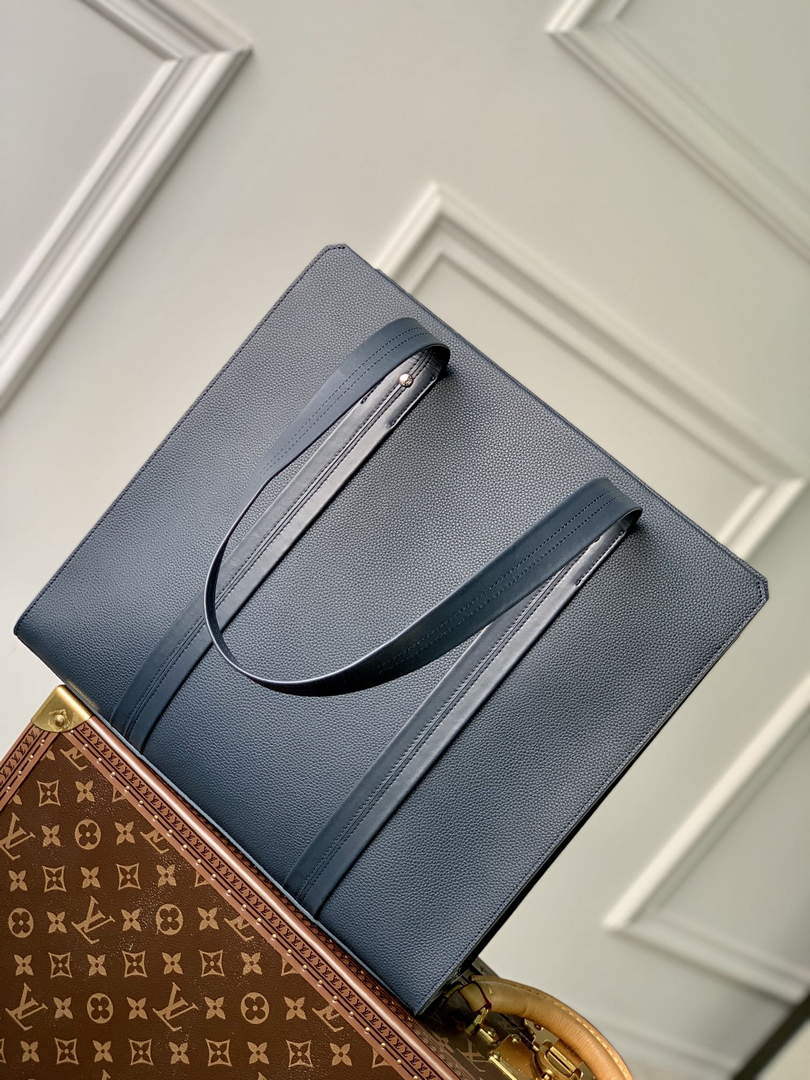 LV M21542 Louis Vuitton Takeoff Tote Bag Navy Blue