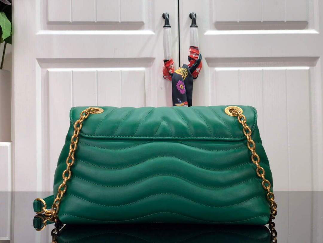 LV M58664 Louis Vuitton New Wave Chain Bag Emerald Green M58552 M58549 M58553 M58550