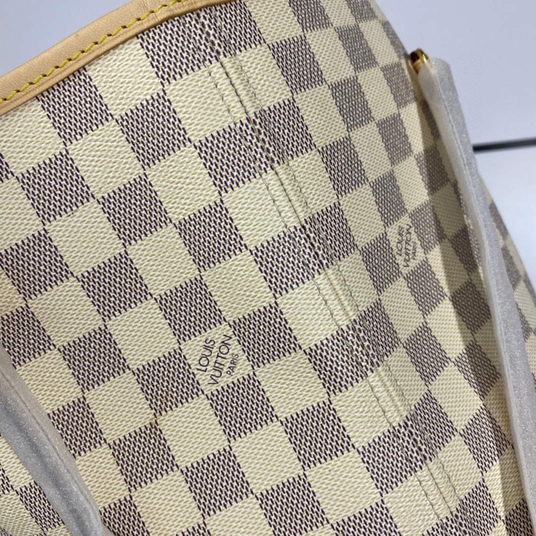 Louis Vuitton LV N41360 Neverfull GM Damier Azur Beige