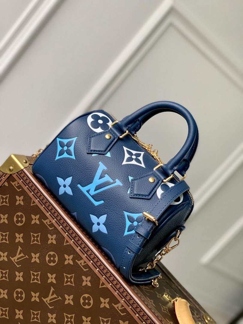 LV M46517 Louis Vuitton Speedy Bandouli��re 20 Gradient Blue