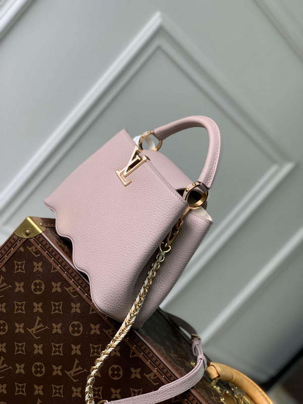 LV M22122 Louis Vuitton Capucines BB Handbag Wisteria