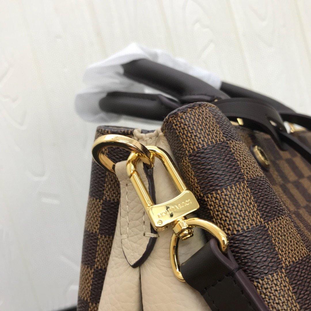 LV N41675 Louis Vuitton Brittany BB Tote Damier Ebene N44020 Beige