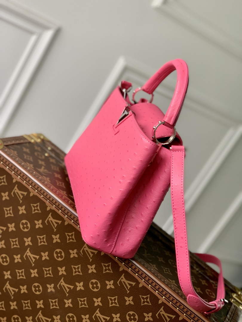 LV N81523 Louis Vuitton Capucines BB Handbag Plum