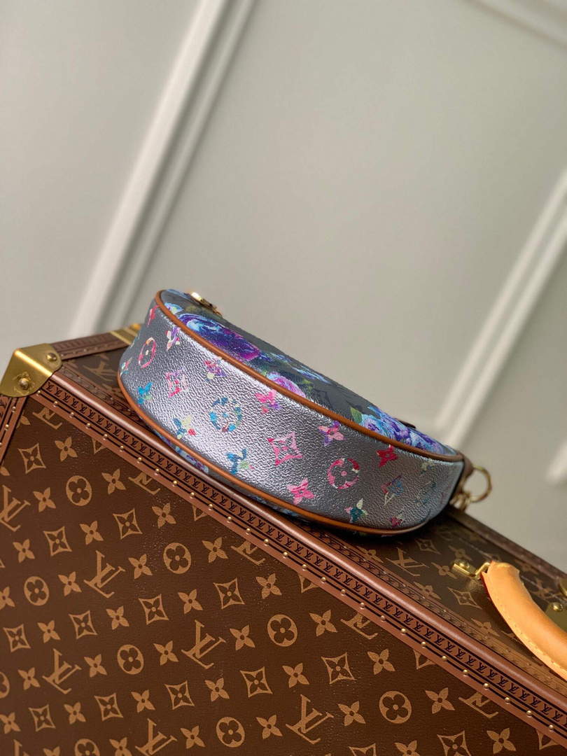 LV M21183 Louis Vuitton Loop Baguette Handbag Blue