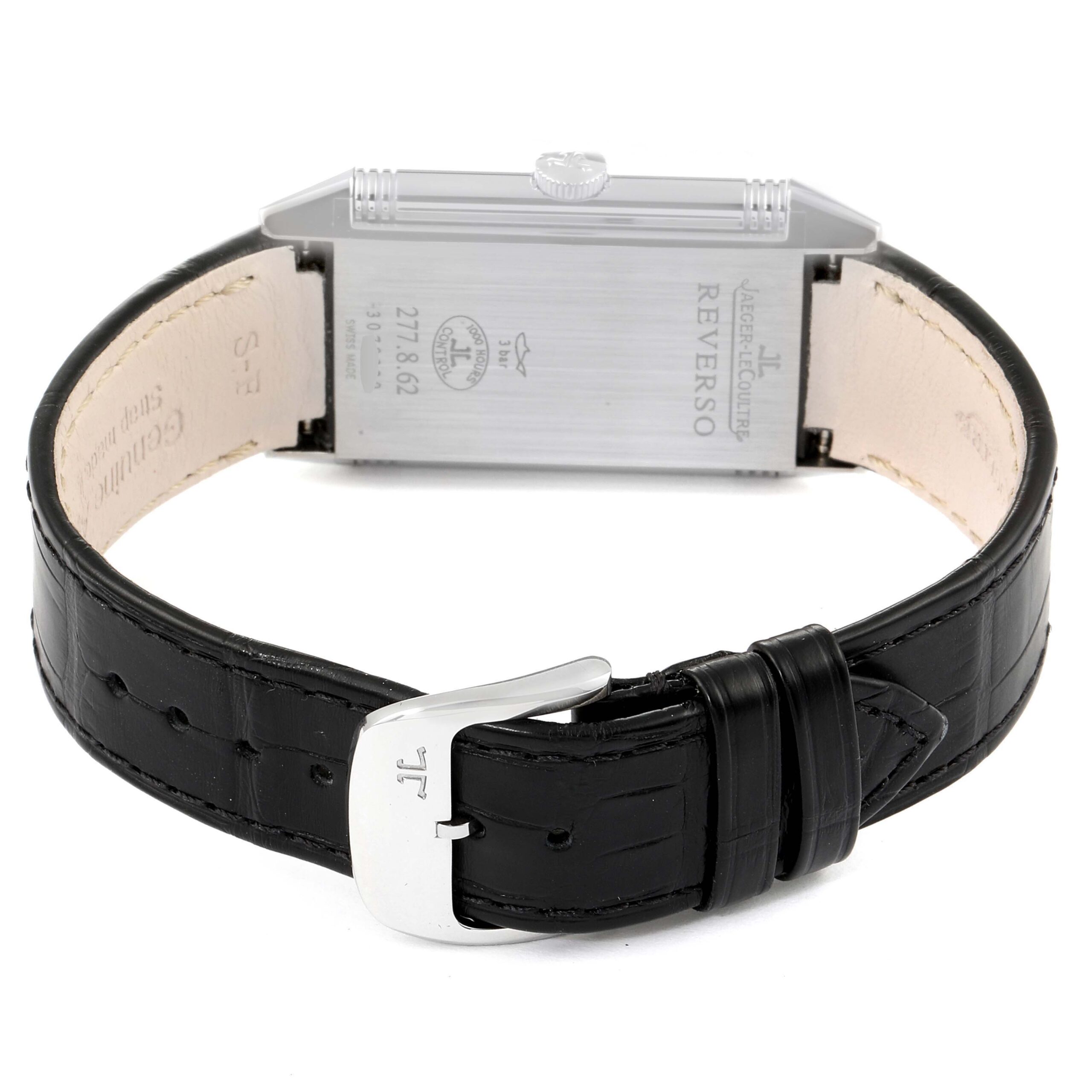 Jaeger LeCoultre Grande Reverso Ultra Thin Steel Mens Watch 277.8.62 Q2788520