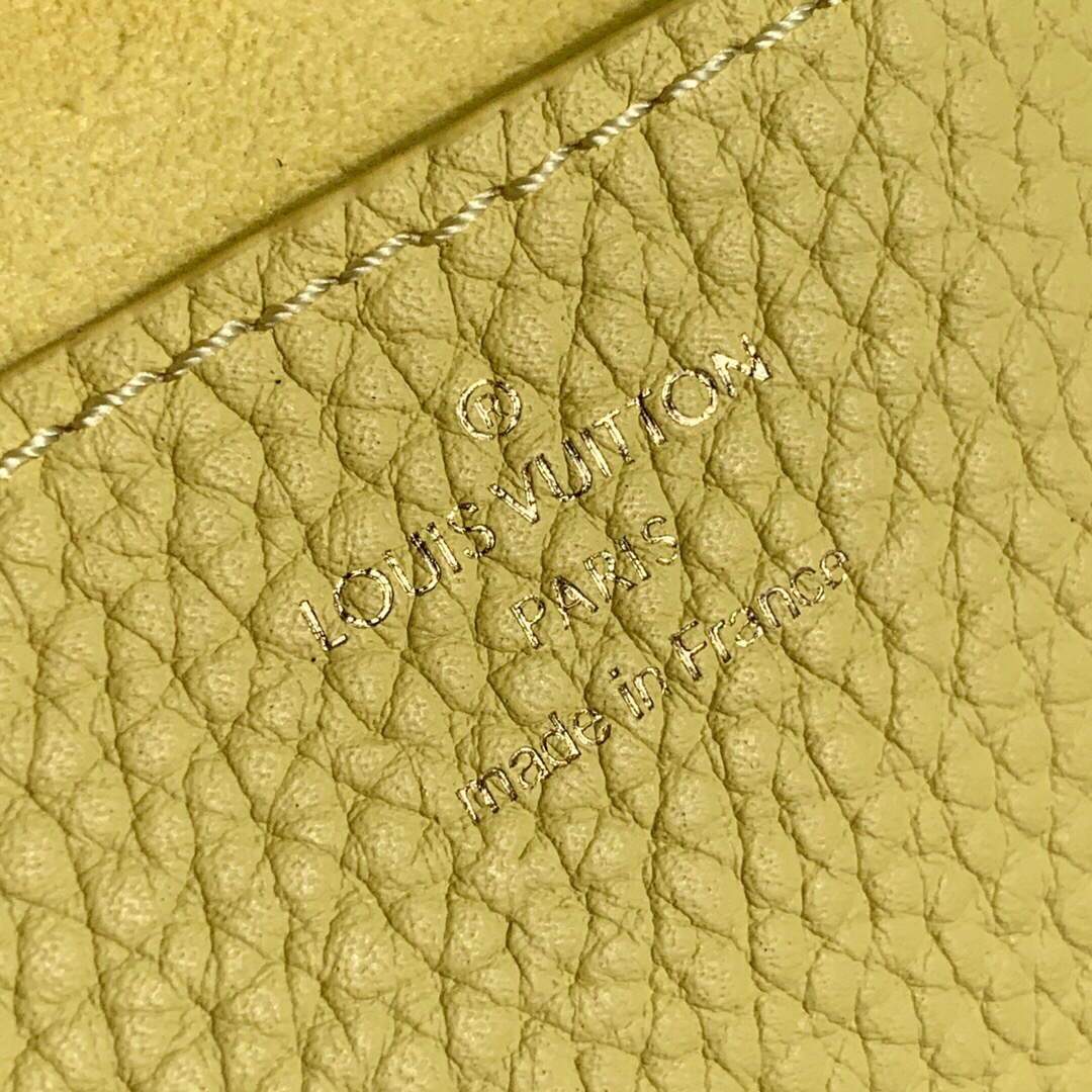 LV M58688 Louis Vuitton Twist MM Leathers Handbag Ginger Yellow
