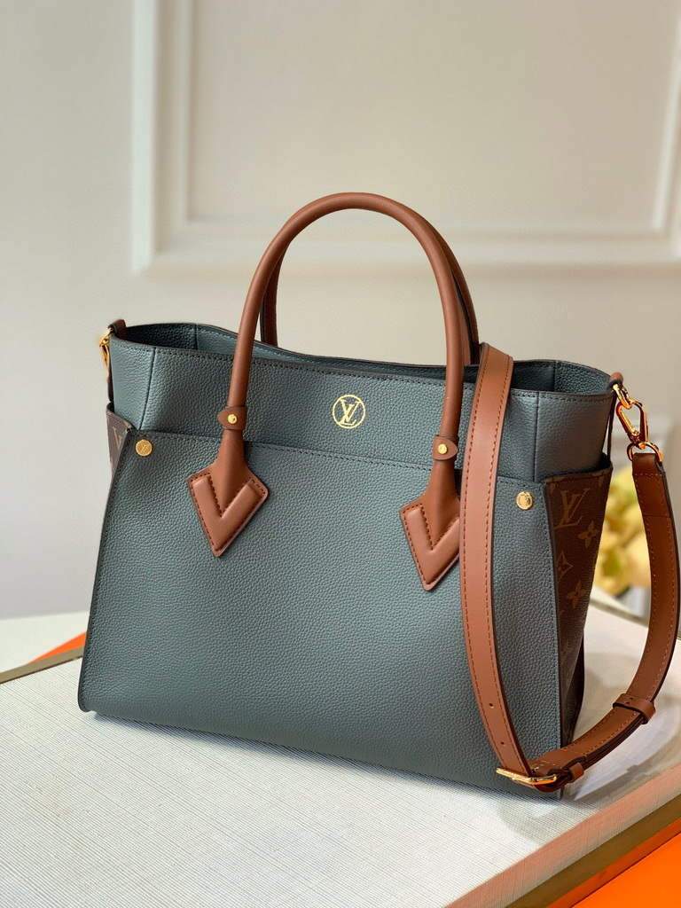 Louis Vuitton M55302 LV M53823 on my side MM M53825 High end Leathers Bag Gray
