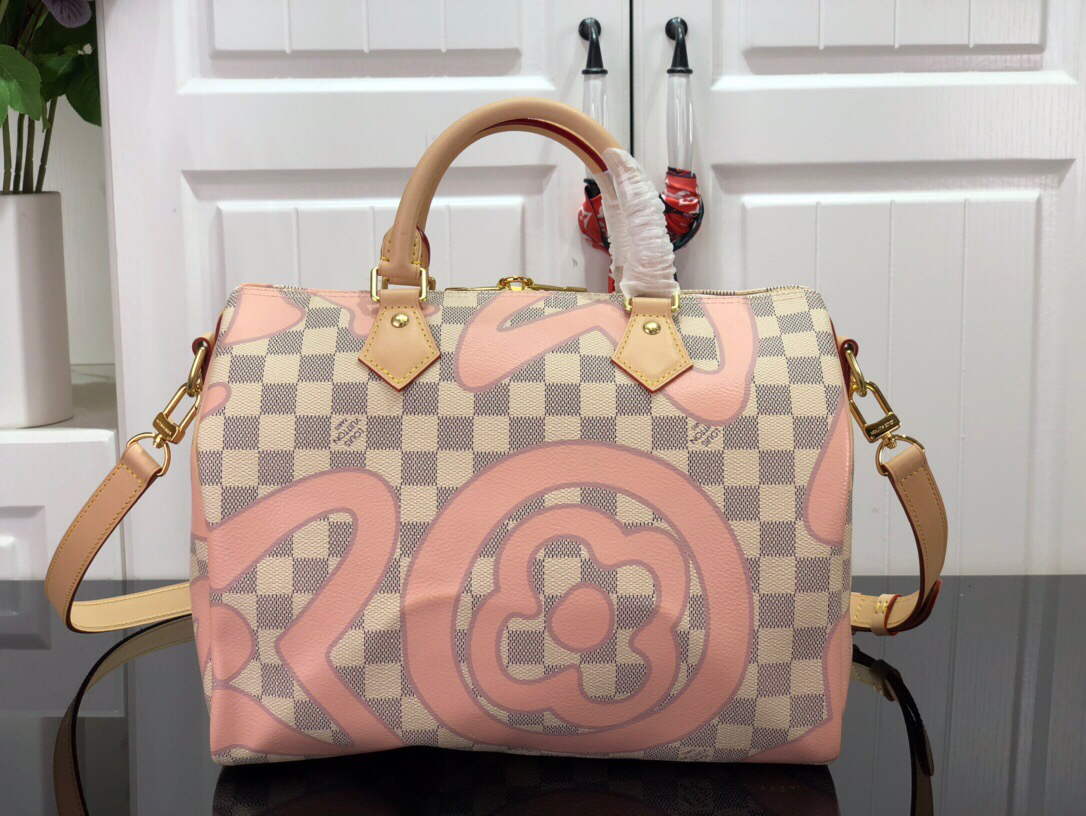 LV N41052 Louis Vuitton Speedy Bandouli��re 30 Damier Azur