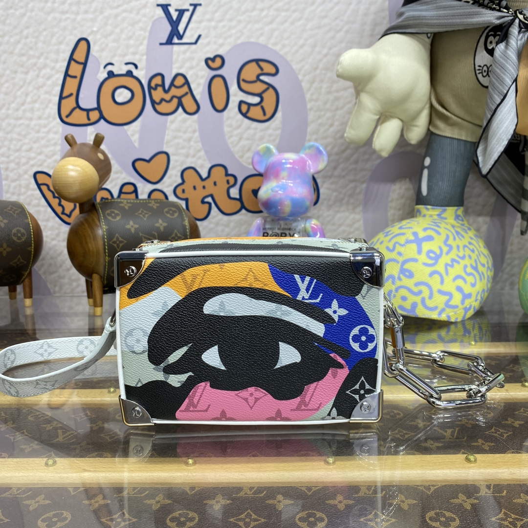 LV M23144 Louis Vuitton Mini Soft Trunk Bag Multicolor