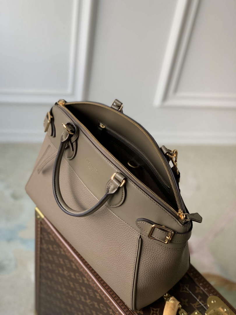 LV M22927 Louis Vuitton Lock It MM Bag Earth
