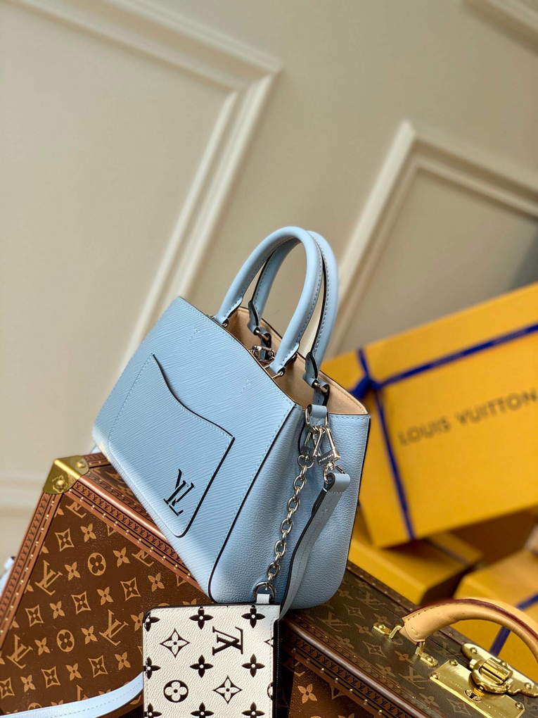 LV M59950 Louis Vuitton Marelle Tote BB Blue
