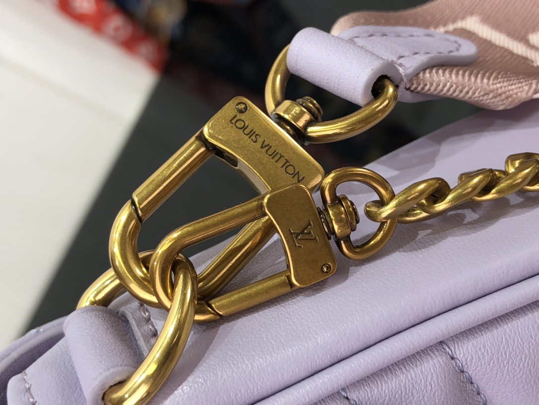 LV M56466 Louis Vuitton New Wave Multi-Pochette Leather M56461 Purple