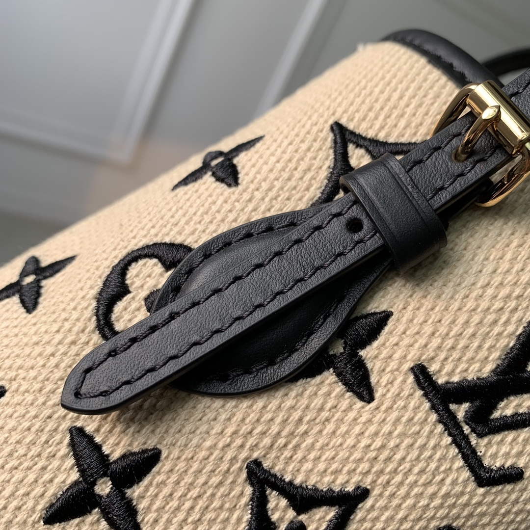 LV M82418 Louis Vuitton Nano Bucket Bag Black