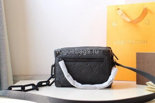 LV M44480 Louis Vuitton Mini Soft Trunk Monogram Black M44735 Bag