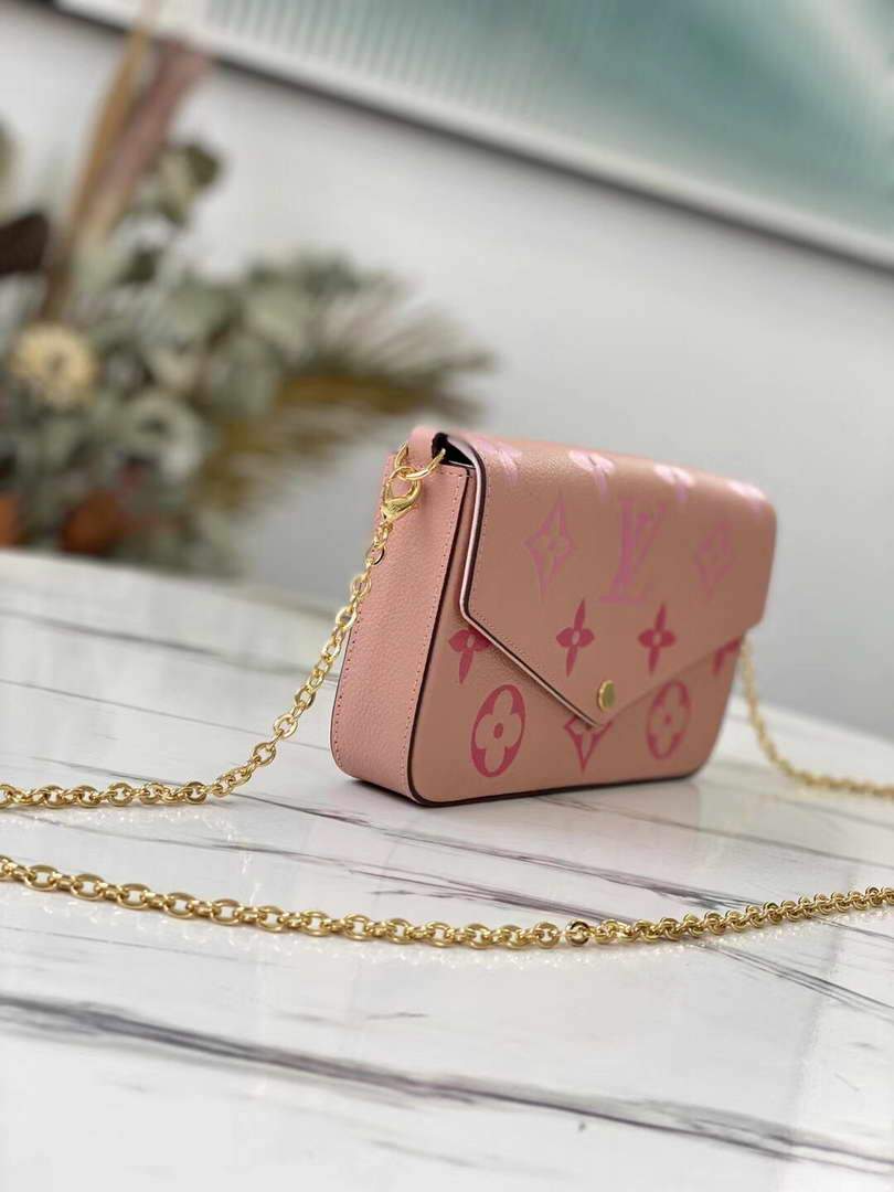 LV M80498 Louis Vuitton F��licie Pochette Bag Pink
