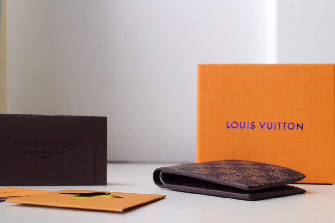 LV N60895 Louis Vuitton Multiple Wallet Damier Ebene