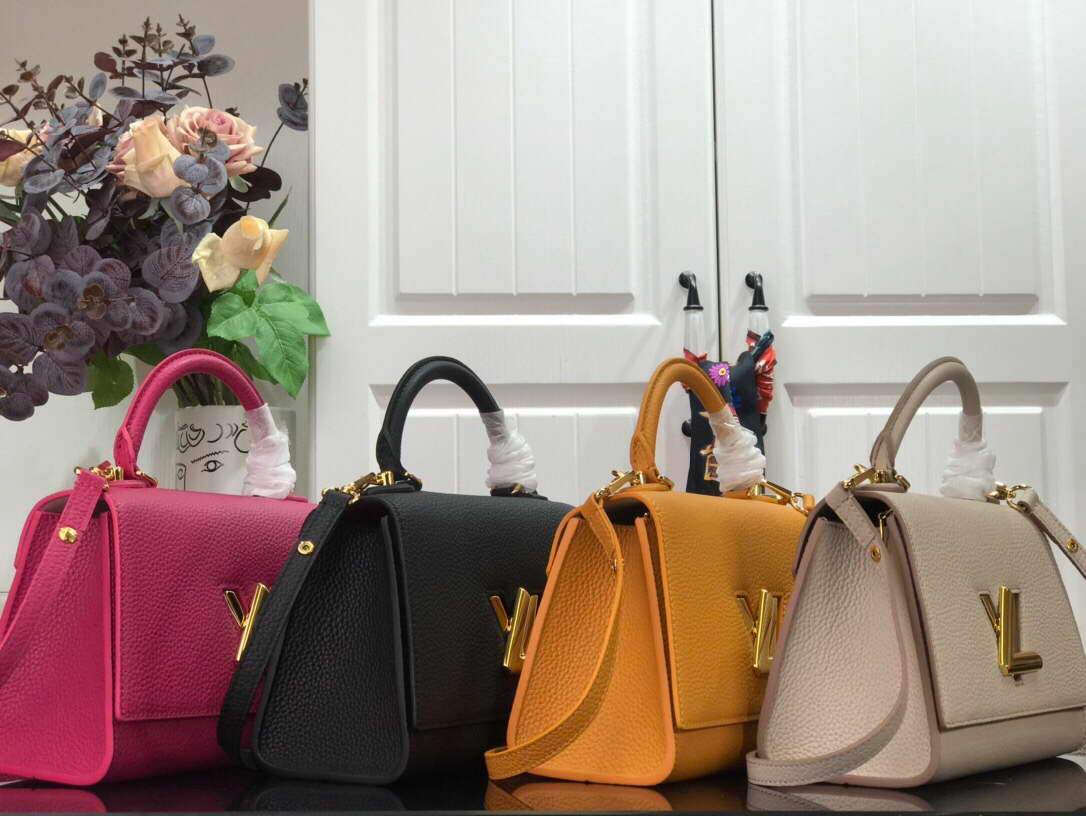 LV M57136 Louis Vuitton Twist one Handle PM M57093 Taurillon Leather Saffron