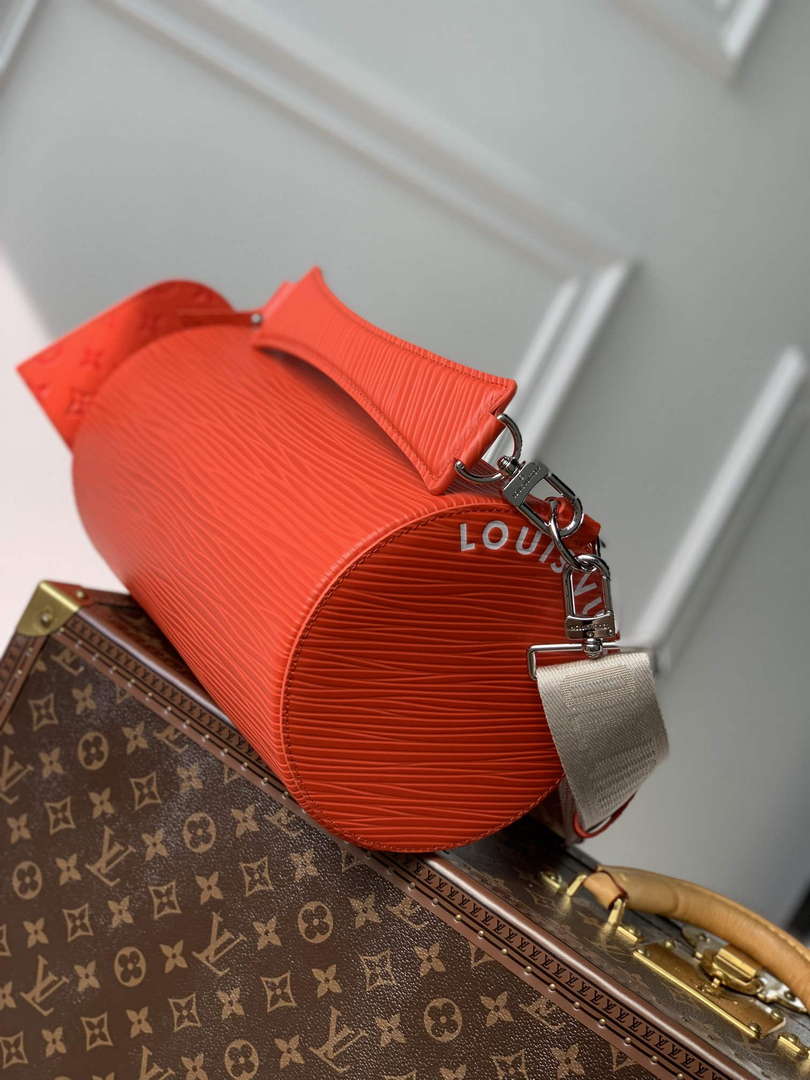 LV M23092 Louis Vuitton Soft Polochon Cross-body Bag Red