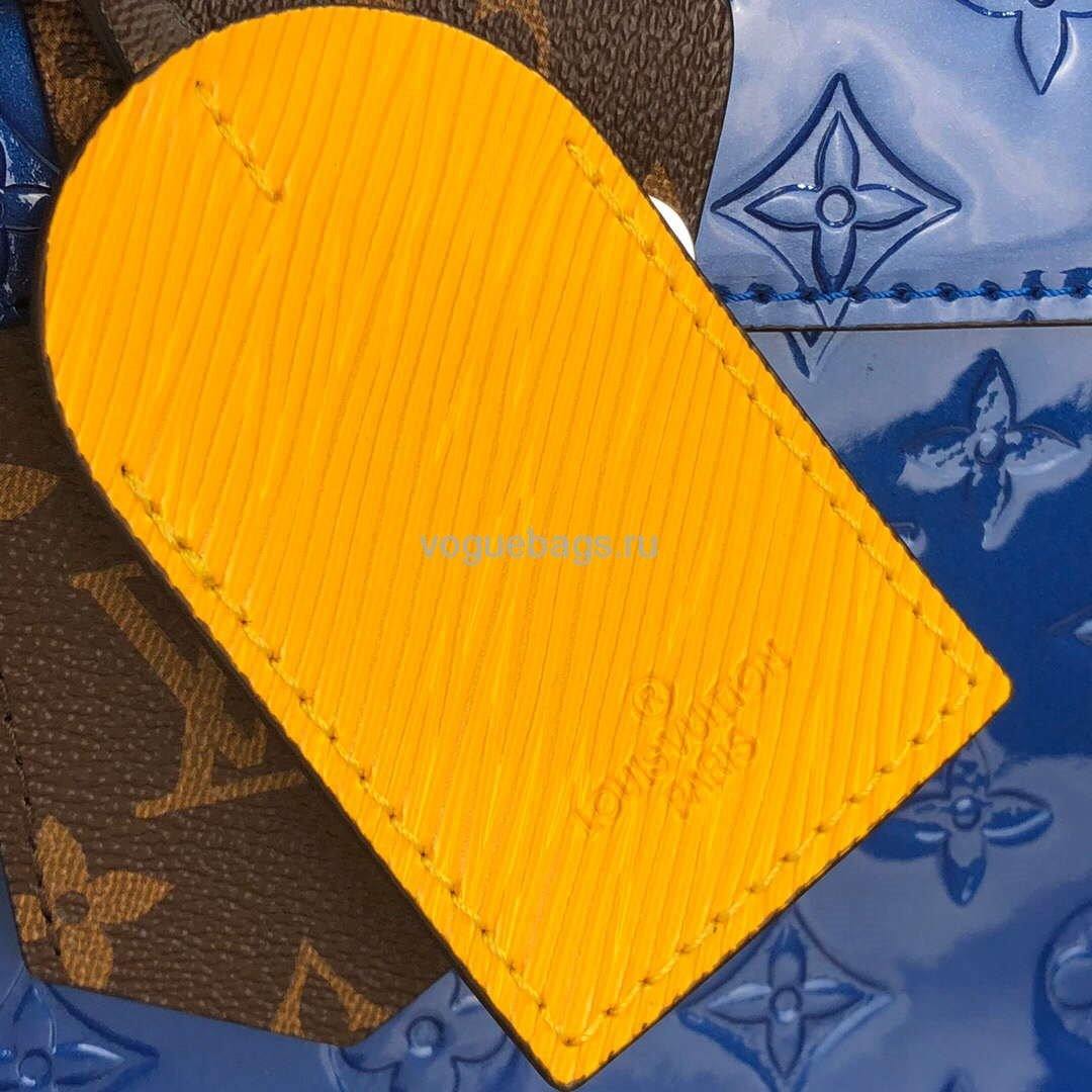 LV M90514 Louis Vuitton Spring Street Monogram Vernis Bag M90468 Blue
