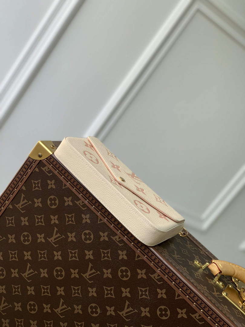 LV M82610 Louis Vuitton Pochette F��licie Bag Pink